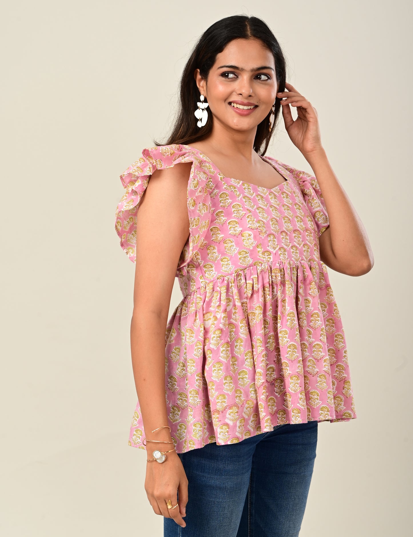 Pink Shoulder Sleeve