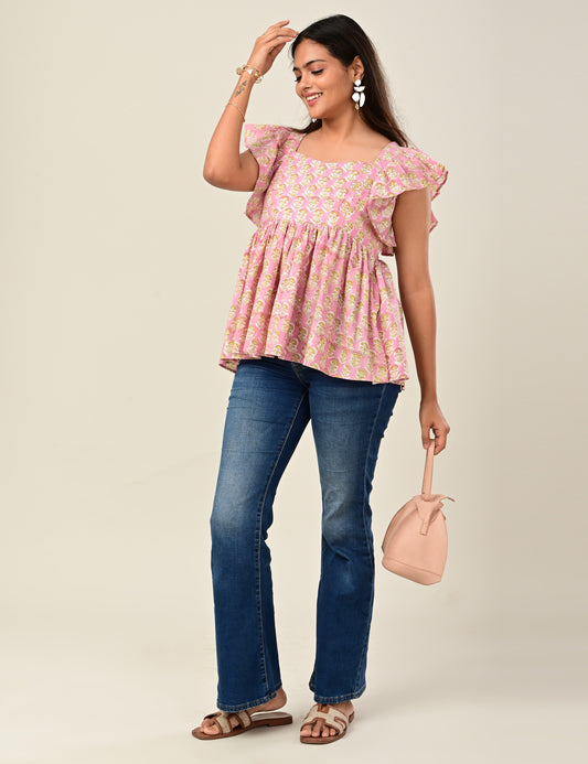Pink Shoulder Sleeve