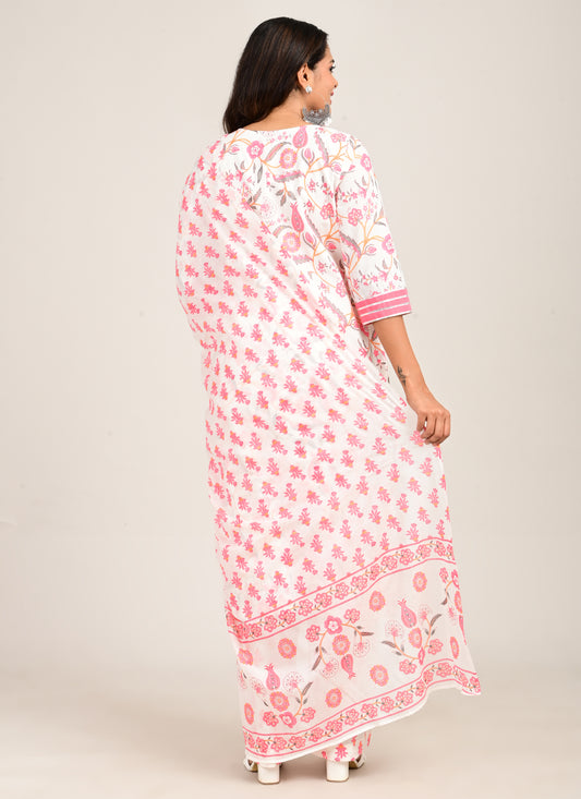 3PCS Set Cotton Gotta Patti Pink