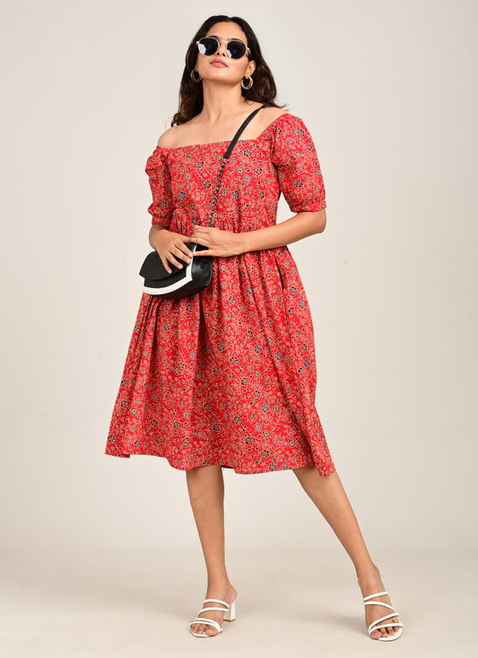 Puff Sleeve Normal Gown
