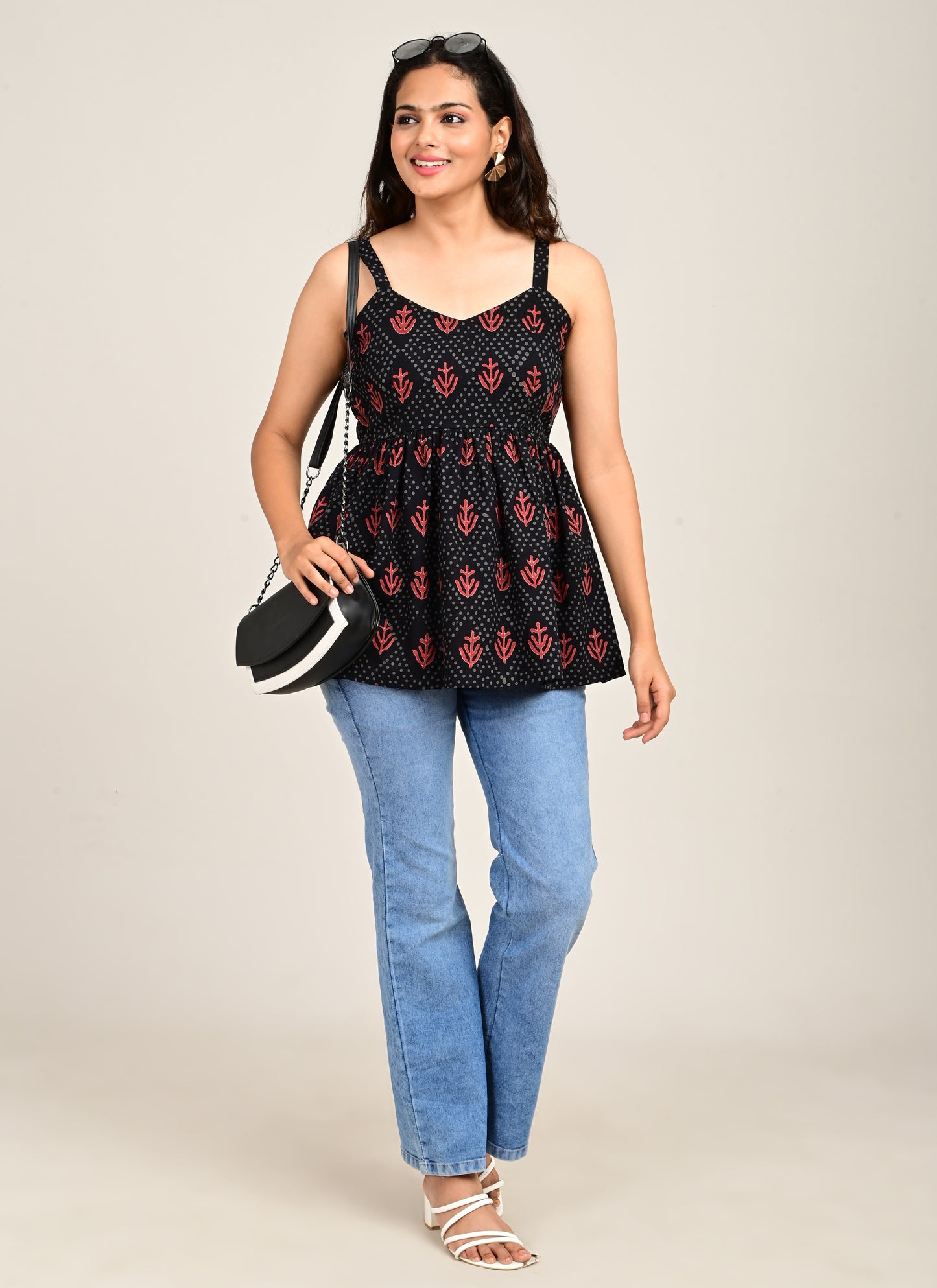 Peplum Camisole Top
